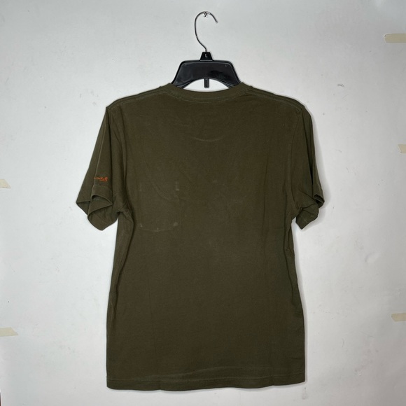 Andy Warhol Uniqlo SPRZ NY Collab Olive Green Short Sleeve Tee XS Banana Embroid - Picture 4 of 8